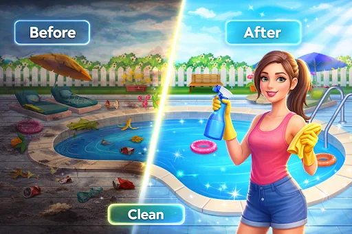 House Cleaning: Girl Cleanup ডাউনলোড করুন – সেরা ঘর পরিষ্কারের গেম - Screenshot 14