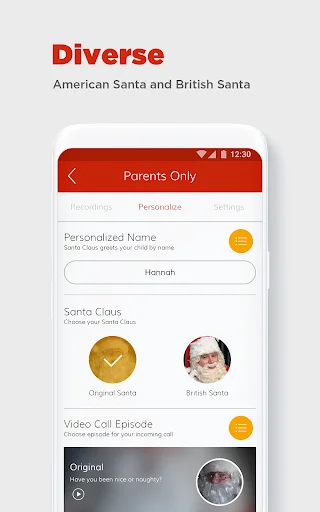 Video Call Santa ডাউনলোড করুন – সান্তা ক্লজের সাথে ভিডিও কল - Screenshot 12