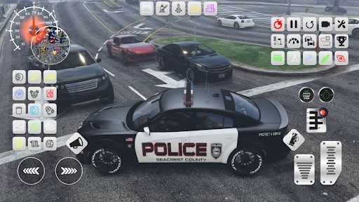 Charger Fast Police Car Driver ডাউনলোড করুন – ডজ চার্জার ড্রাইভ করুন - Screenshot 3