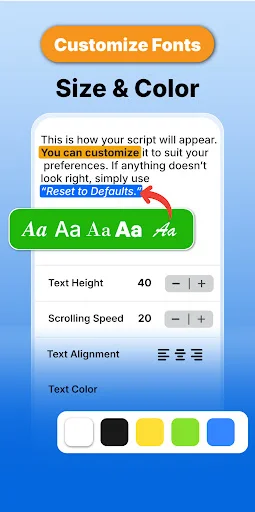 Teleprompter for Video ডাউনলোড করুন – প্রফেশনাল ভিডিও রেকর্ড করুন - Screenshot 2