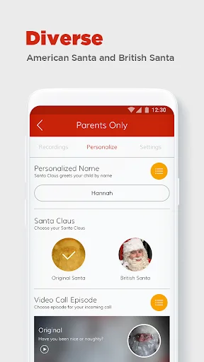 Video Call Santa ডাউনলোড করুন – সান্তা ক্লজের সাথে ভিডিও কল - Screenshot 5