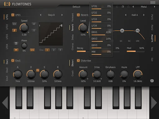 Flowtones ডাউনলোড করুন – অ্যান্ড্রয়েডের সেরা ভার্চুয়াল অ্যানালগ সিন্থেসাইজার - Screenshot 13