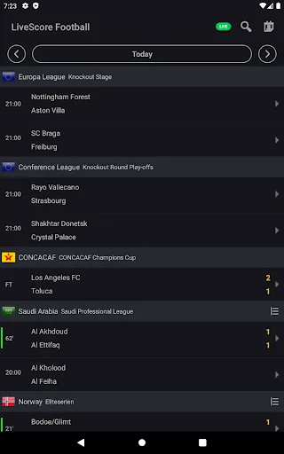 LiveScore Football ডাউনলোড করুন – সেরা ফুটবল আপডেট ও লাইভ স্কোর - Screenshot 9