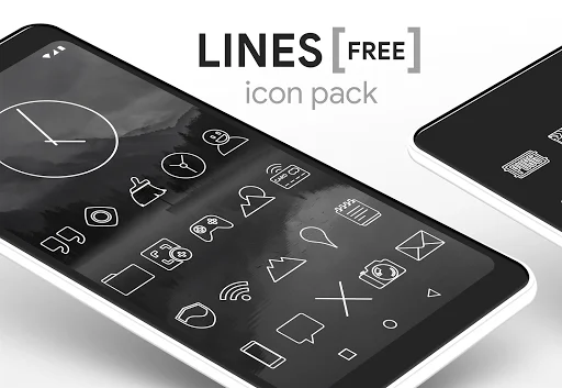 Lines – Icon Pack ডাউনলোড করুন – সেরা মিনিমালিস্ট আইকন প্যাক - Screenshot 6