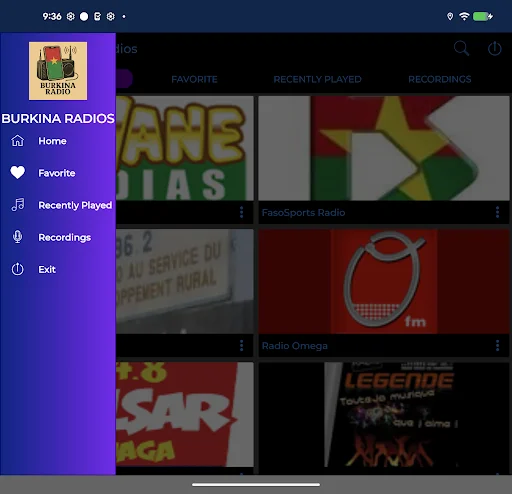 Burkina Radios + Recorder ডাউনলোড করুন – লাইভ রেডিও ও রেকর্ডিং - Screenshot 18