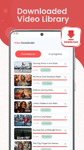 All Video Downloader HD ডাউনলোড করুন – দ্রুত ভিডিও সেভার - Screenshot 9