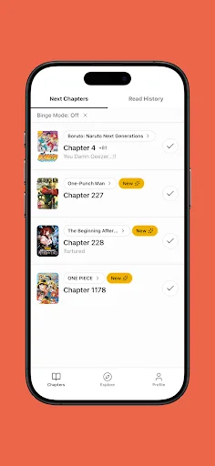 MangaTime ডাউনলোড করুন – সেরা মাঙ্গা, মানহওয়া ও ওয়েবটুন ট্র্যাকার - Screenshot 7