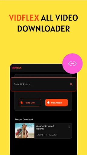 Vidflex অল ভিডিও ডাউনলোডার ডাউনলোড করুন – HD ভিডিও সেভার - Screenshot 5