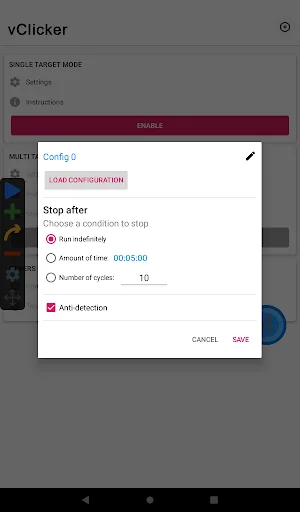 vClicker – Auto Clicker & Tap ডাউনলোড করুন – সেরা অটো ক্লিকার - Screenshot 9