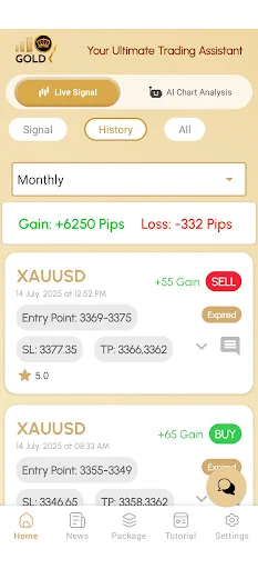 GOLD Signal Live ডাউনলোড করুন – এআই চার্ট এনালাইসিস ও গোল্ড সিগন্যাল - Screenshot 4