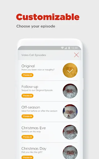 Video Call Santa ডাউনলোড করুন – সান্তা ক্লজের সাথে ভিডিও কল - Screenshot 13
