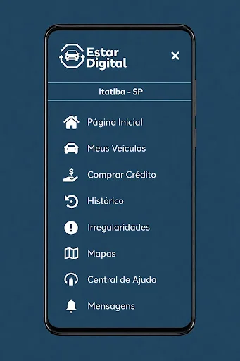 Estar Digital Itatiba – SP ডাউনলোড করুন – পার্কিং সিস্টেম অ্যাপ - Screenshot 2