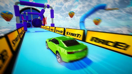 Car Stunts: Stunt Driving Game ডাউনলোড করুন – মেগা র‍্যাম্প রেসিং - Screenshot 5