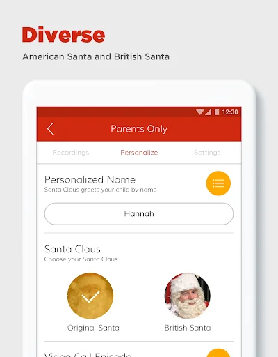 Video Call Santa ডাউনলোড করুন – সান্তা ক্লজের সাথে ভিডিও কল - Screenshot 19