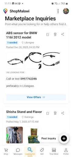 ShopMalawi অ্যাপ ডাউনলোড করুন – কেনাবেচার সেরা প্ল্যাটফর্ম - Screenshot 2