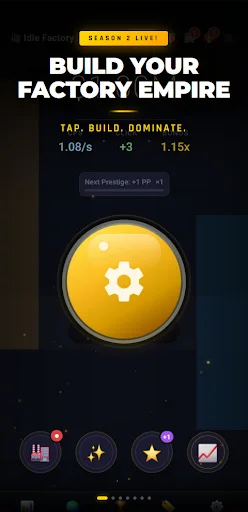 Idle Factory: Tap & Build ডাউনলোড করুন – সেরা ফ্যাক্টরি সিমুলেশন - Screenshot 1